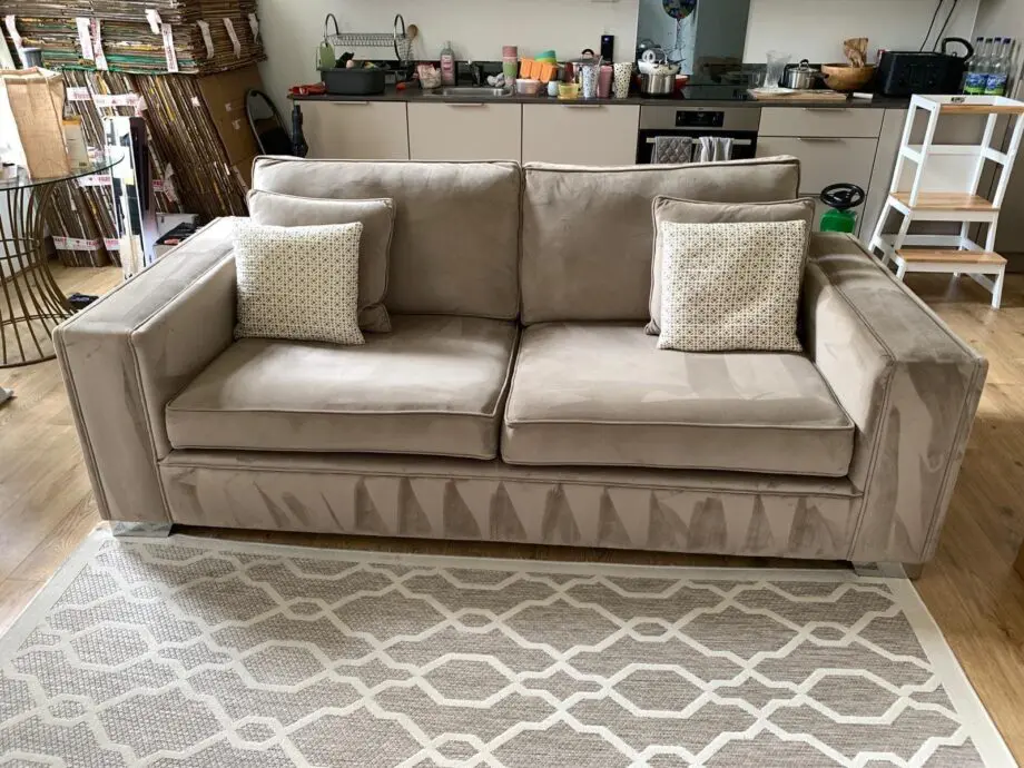 Bespoke handmade extra wide arm rest