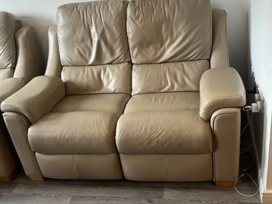 Parker knolls reclining leather sofas