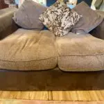 Chocolate Brown Scatter Cushion Sofa Suite (3-seater, 2-seater and armchair)