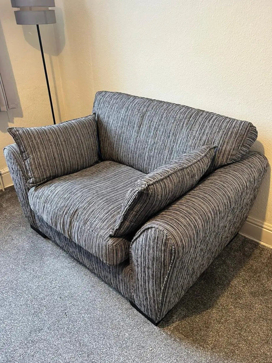 3 seater sofa and chair