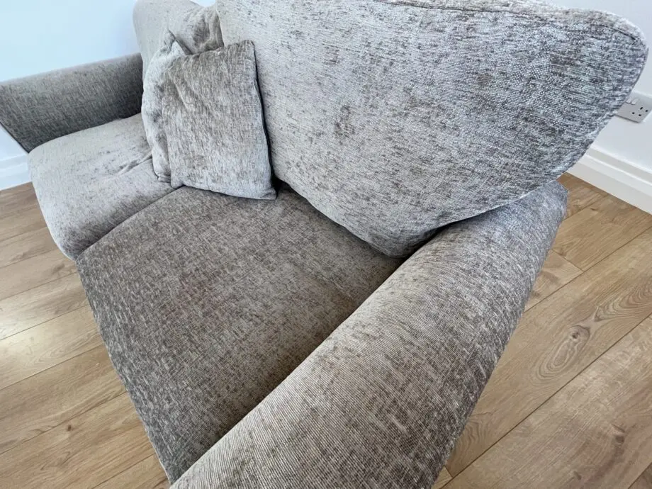 Argos 2 seaters sofa fabric in great condition Grey