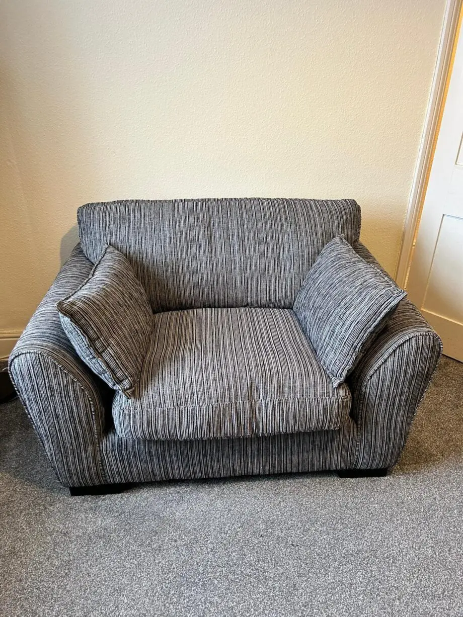3 seater sofa and chair