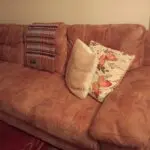 Burnam brown corner sofa