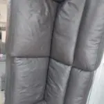 Brown recliner sofa