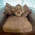 Chocolate Brown Scatter Cushion Sofa Suite (3-seater, 2-seater and armchair)
