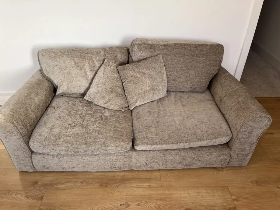 Argos 2 seaters sofa fabric in great condition Grey