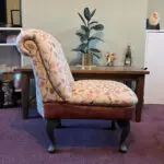 Chair and footstool