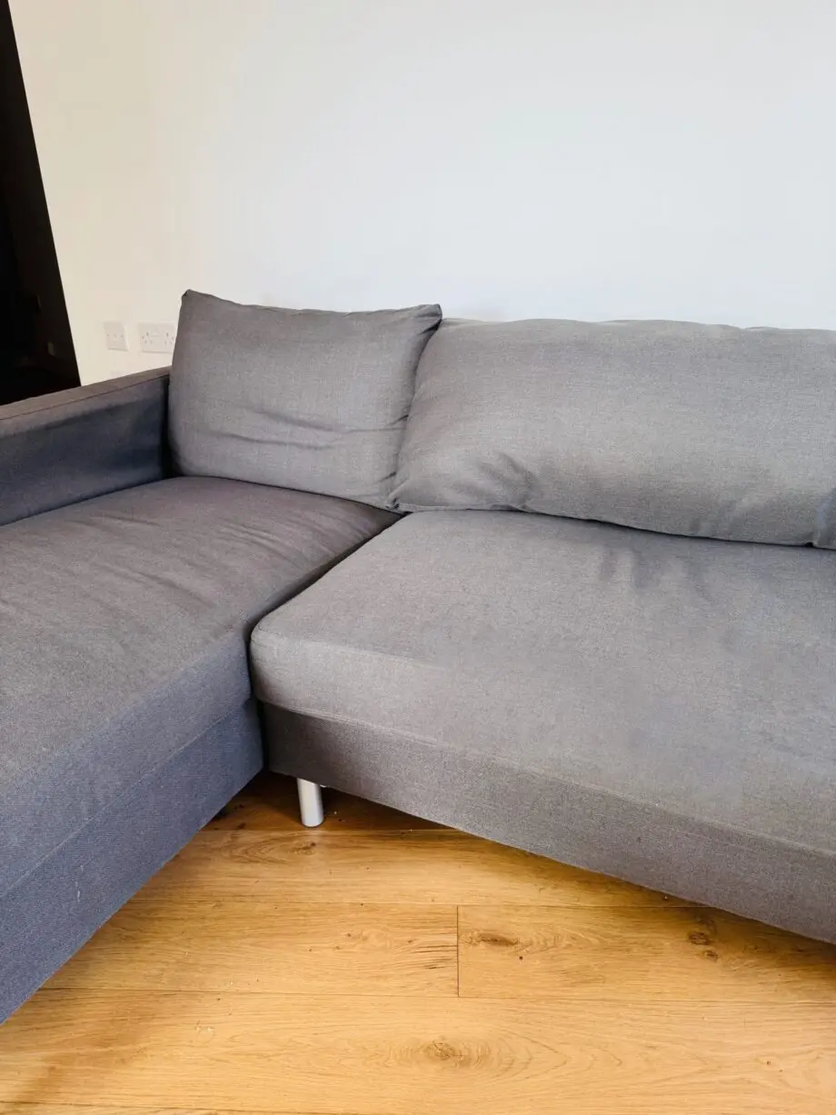 IKEA 3-seater, L-shaped Sofa in Grey