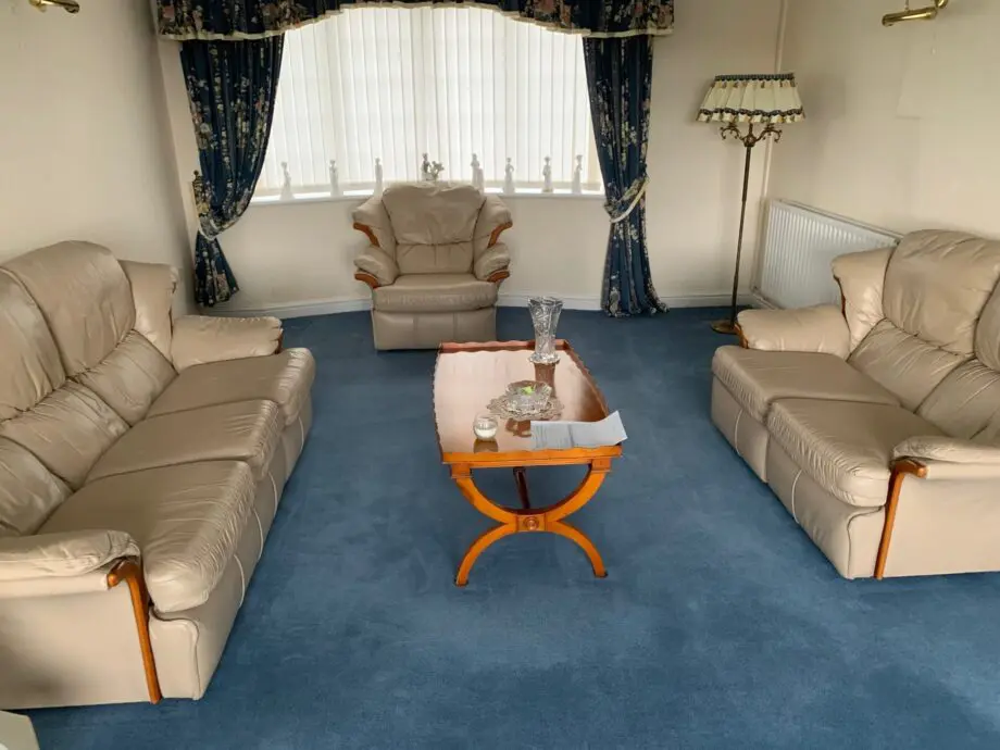 Cambria Leather 3 + 2 + 1 sofa suite