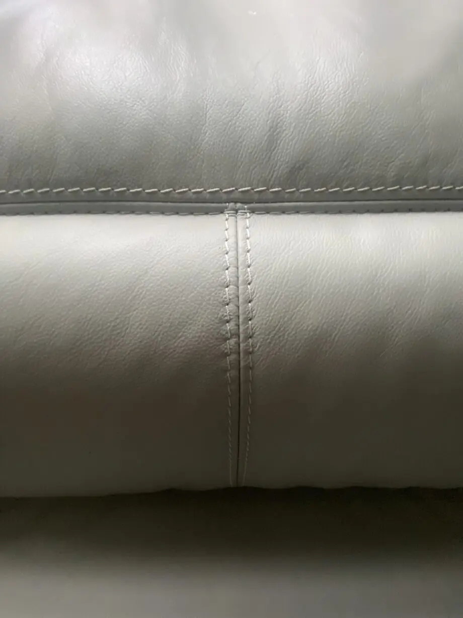 DFS Vernosa leather heated electric recliner corner sofa