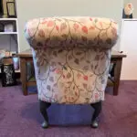 Chair and footstool