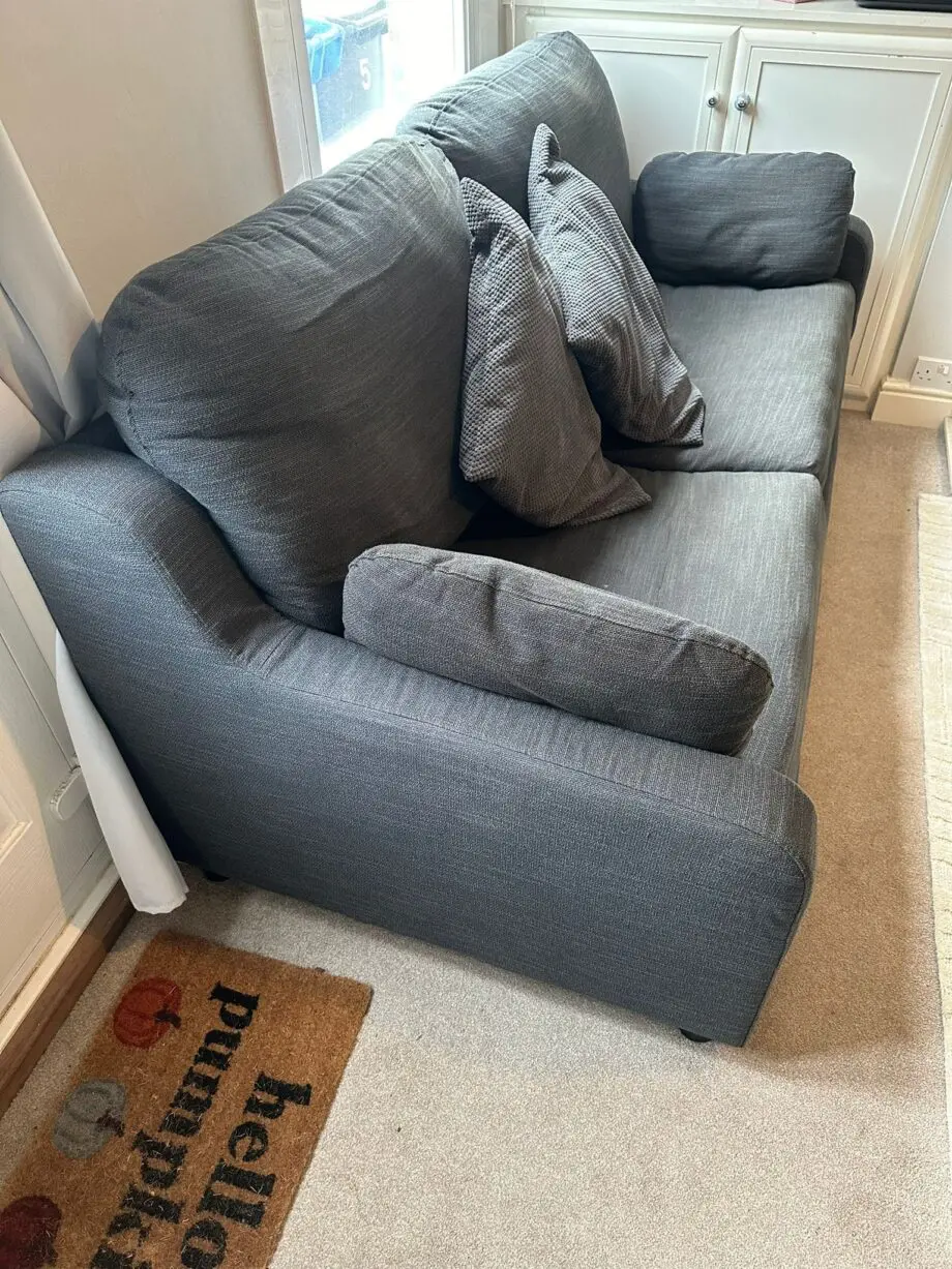Grey 2 seater sofa