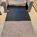 IKEA Askeby Sofa Bed with NO Damage. Chenille fabric in Beige. Measurements - see description