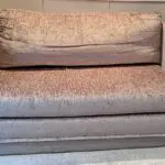 IKEA Askeby Sofa Bed with NO Damage. Chenille fabric in Beige. Measurements - see description
