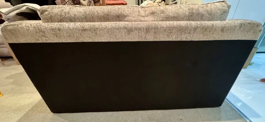 IKEA Askeby Sofa Bed with NO Damage. Chenille fabric in Beige. Measurements - see description