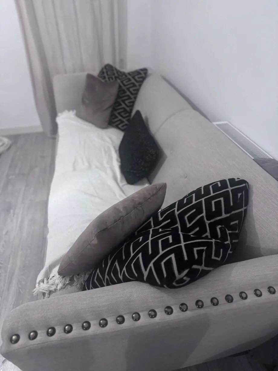 Sofology alexa beige 4 seater sofa and chair