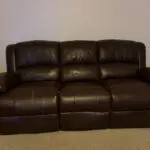 One coffee brown 3seater and one cream 2seater sofas