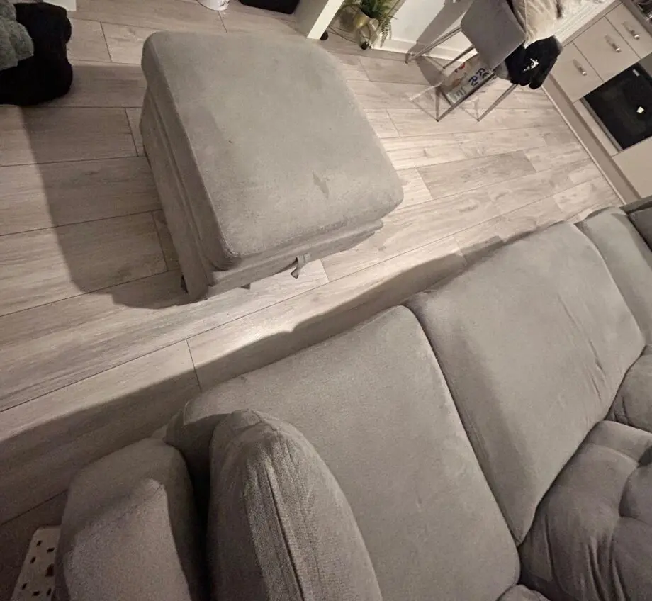 Brunswick Large 4-Seater Storage Chaise Sofa in Light Grey
