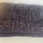 SCS dark purple recliner sofa set (3 seater, 2 seater and armchair)