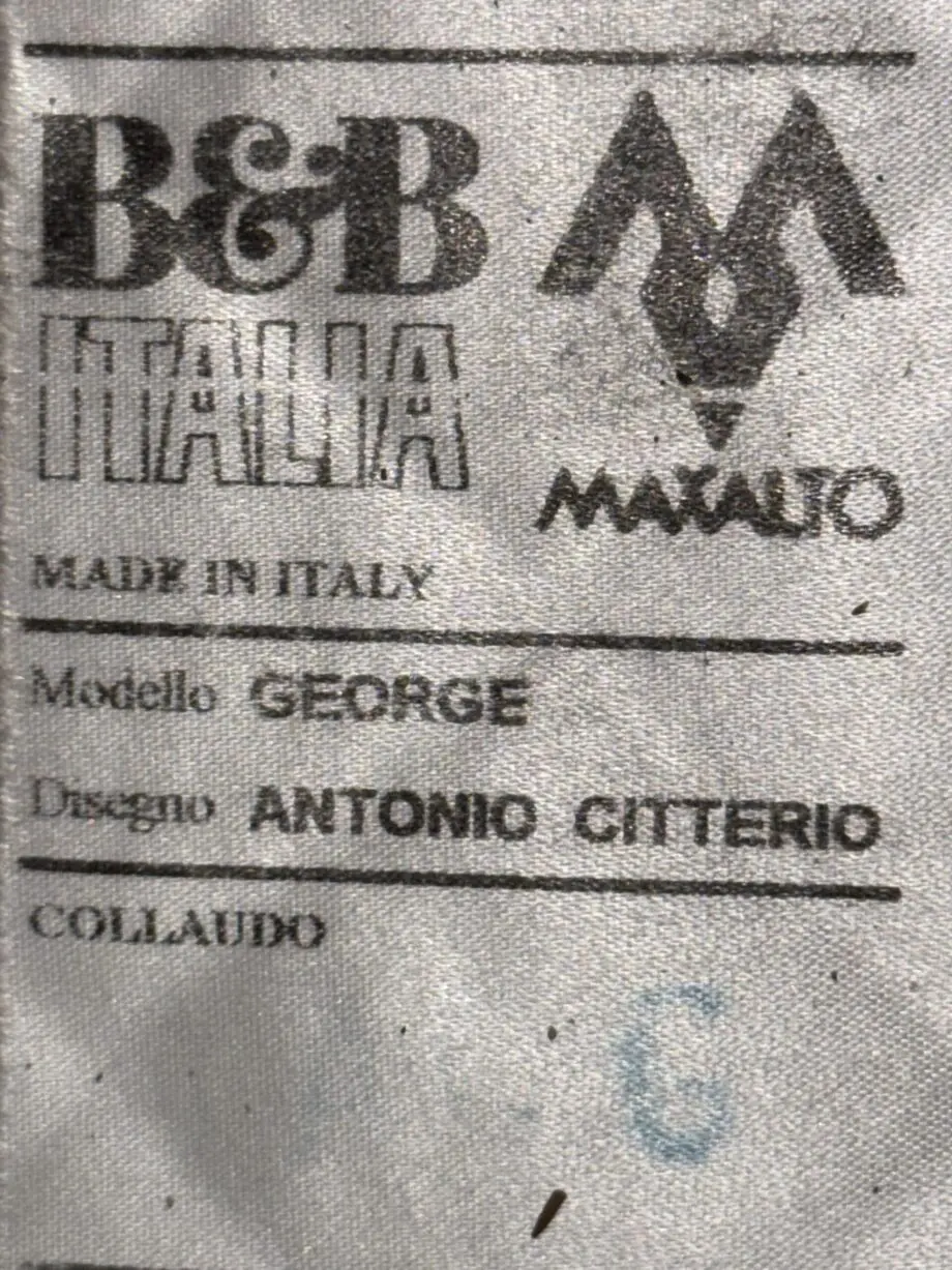 B and B Italia George 4 seater sofa