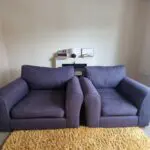 Snuggler + single armchair sofa