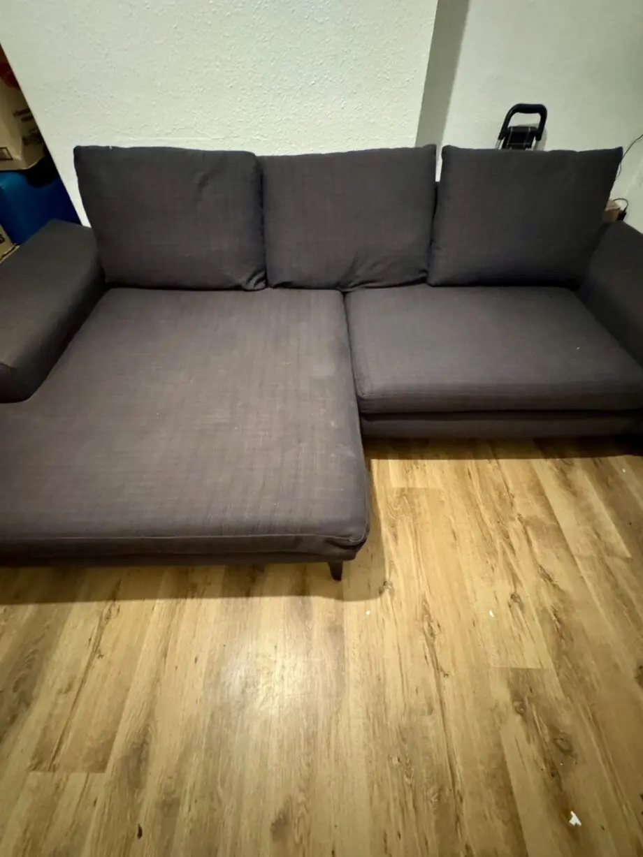 L shaped 3 seater sofa