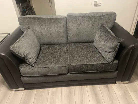 2 seater DFS Grey sofa. Good condition