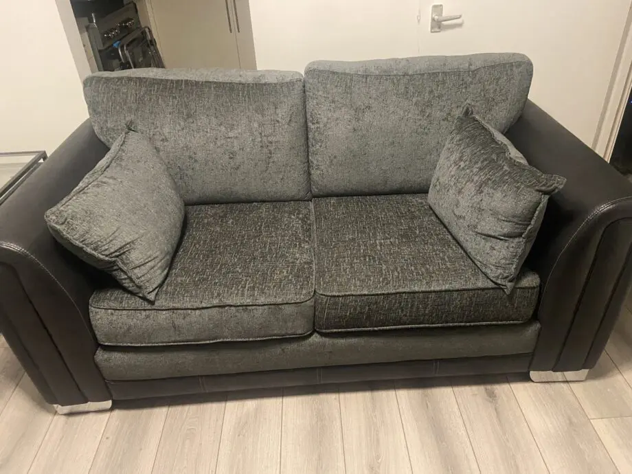 2 seater DFS Grey sofa. Good condition