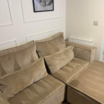 Beige sofa