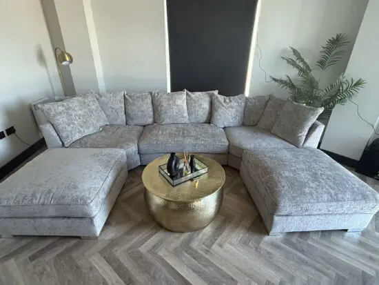 U shape sofa