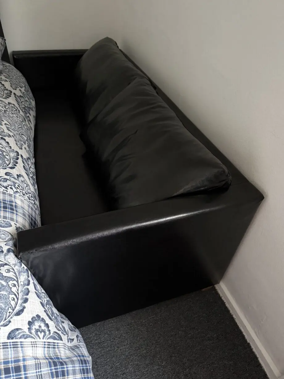 Black sofa