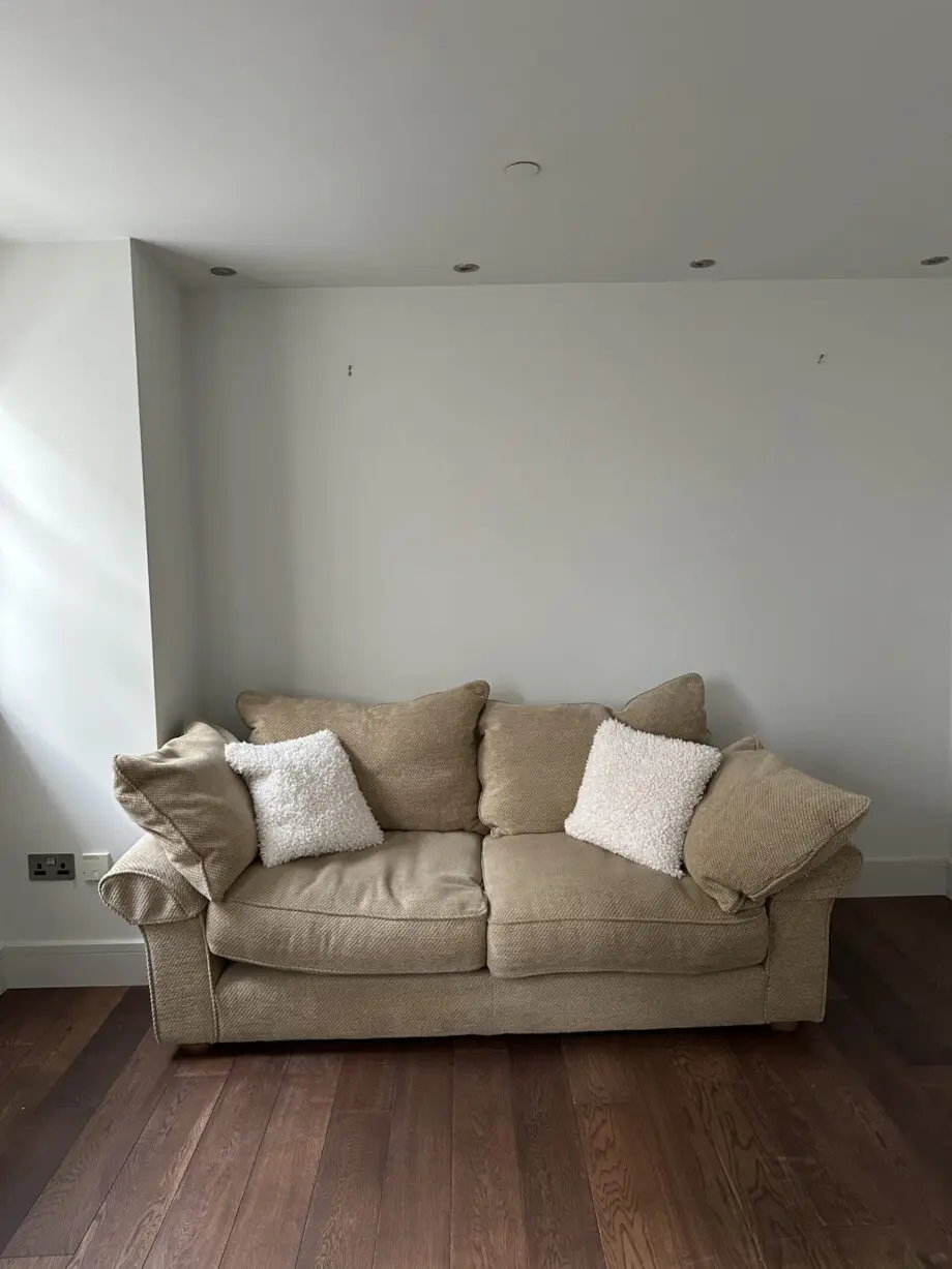 3 seater feather filled sofa
