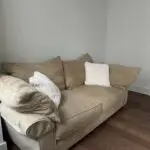 3 seater feather filled sofa
