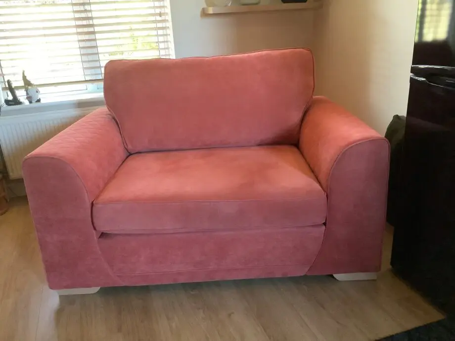 DFS SOFA 2SEATER ORANGE