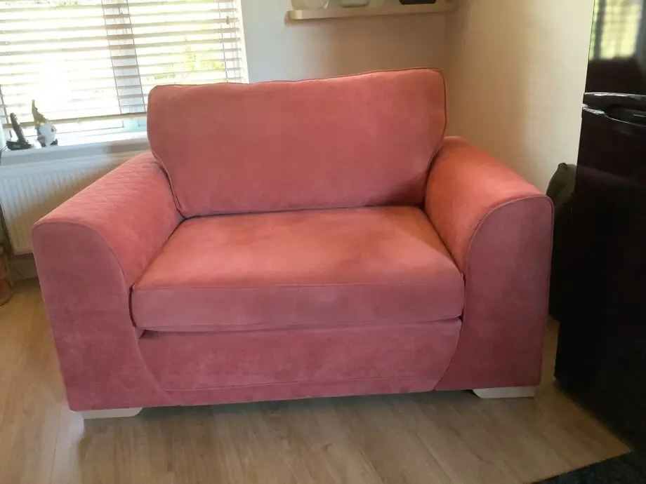 DFS SOFA 2SEATER ORANGE