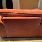 DFS SOFA 2SEATER ORANGE