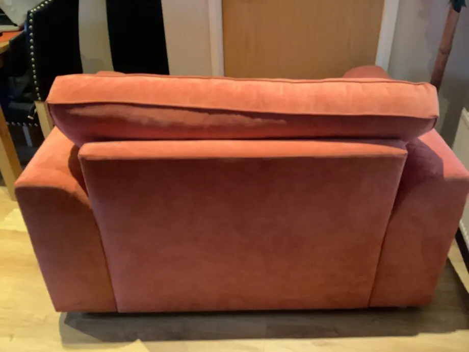 DFS SOFA 2SEATER ORANGE