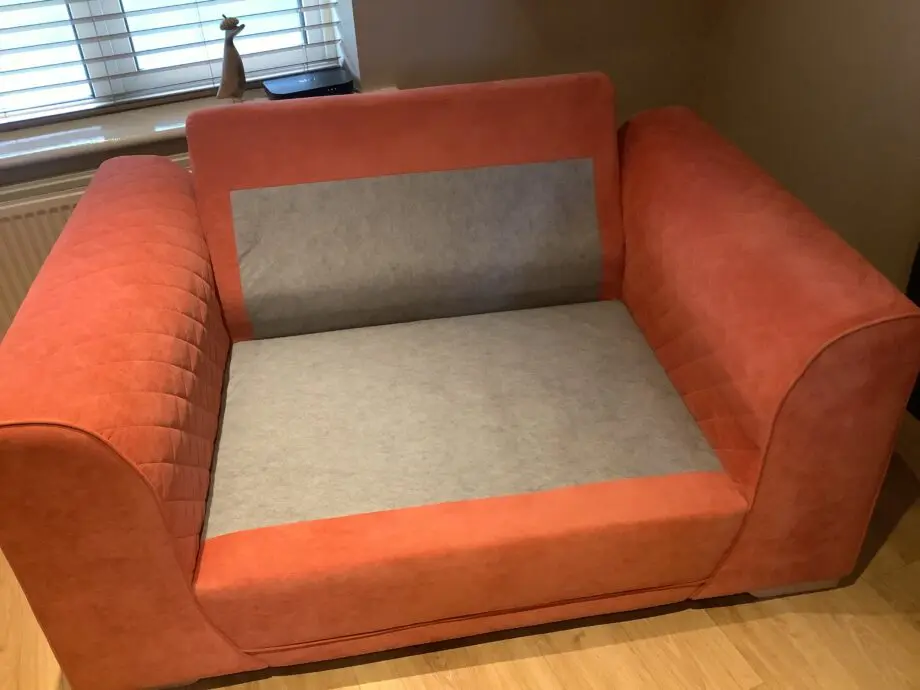 DFS SOFA 2SEATER ORANGE