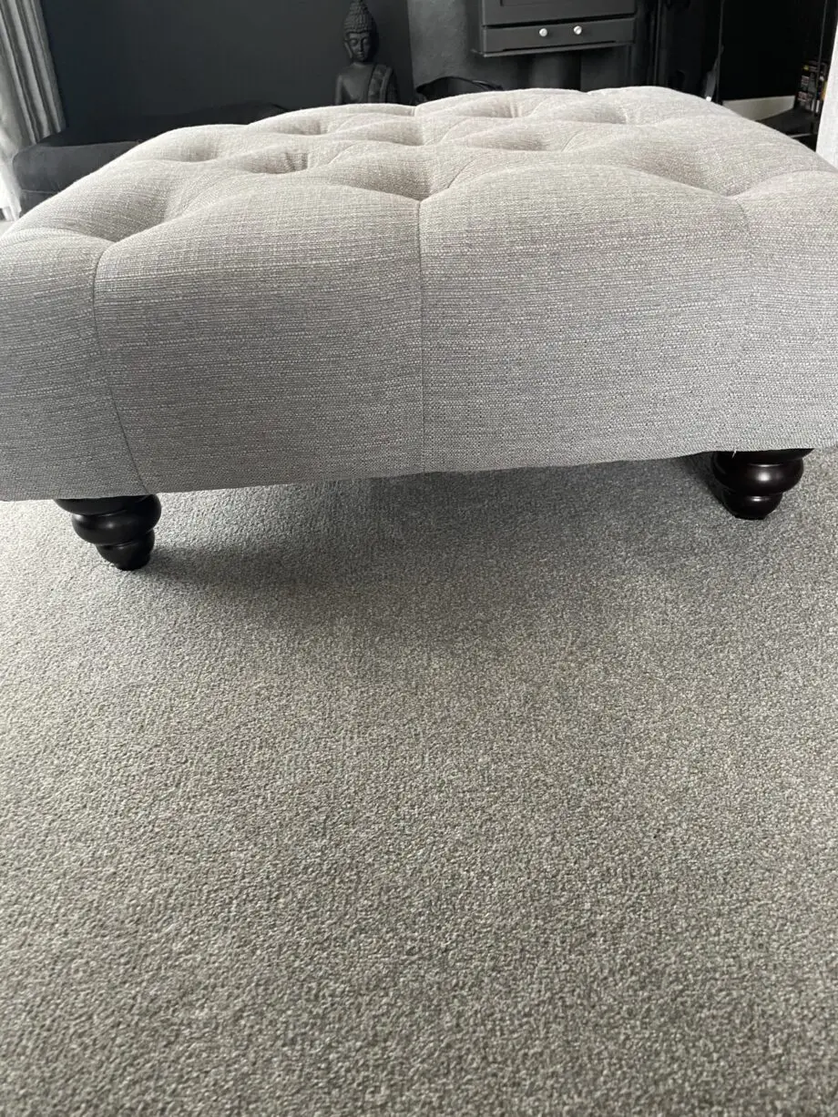 DFS Belair 2 seater sofa and footstool in Ash