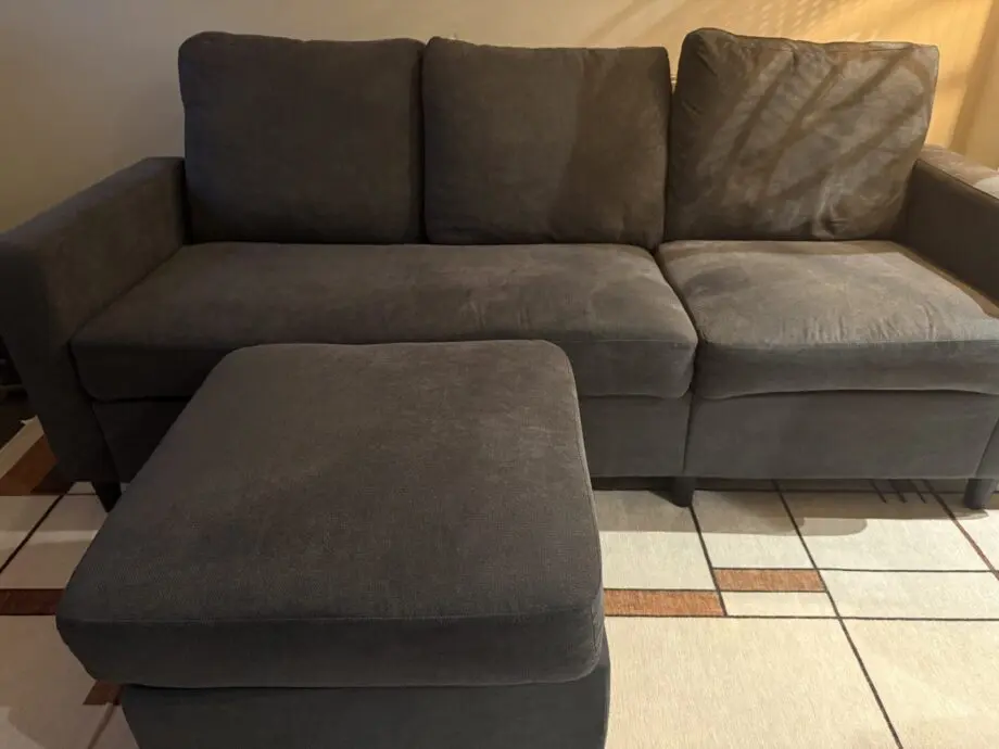 Campbell 3 Seater Sofa with Reversible Chaise in Dark Grey ( Daals)