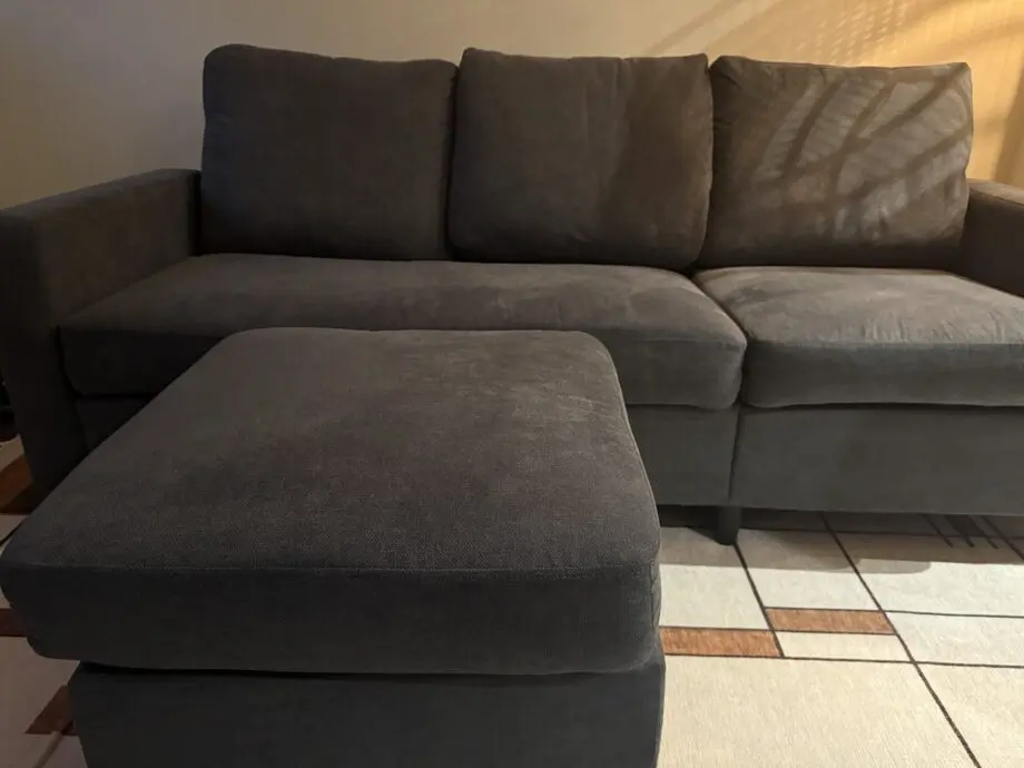 Campbell 3 Seater Sofa with Reversible Chaise in Dark Grey ( Daals)