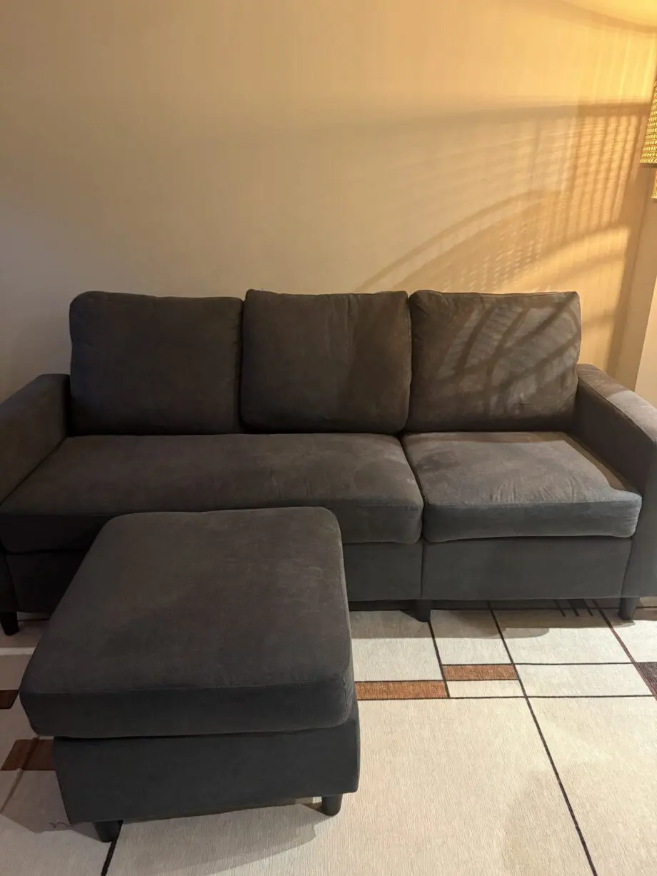 Campbell 3 Seater Sofa with Reversible Chaise in Dark Grey ( Daals)