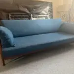 Vintage blue sofa