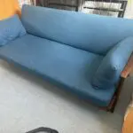 Vintage blue sofa