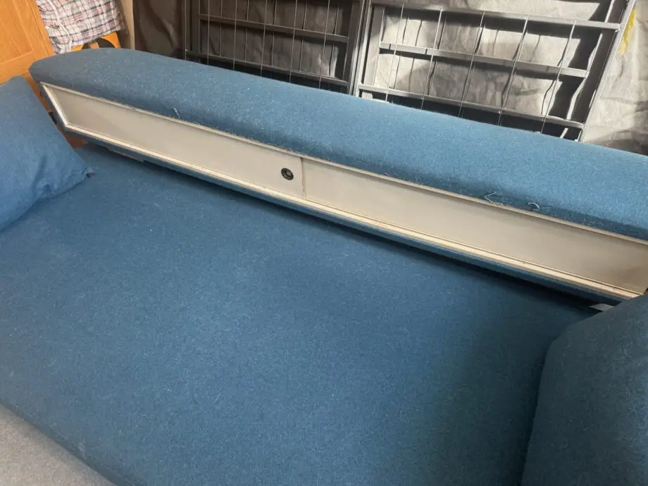 Vintage blue sofa