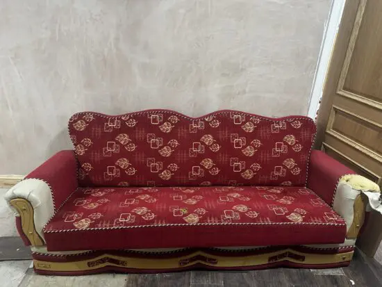 Fabric retro sofa
