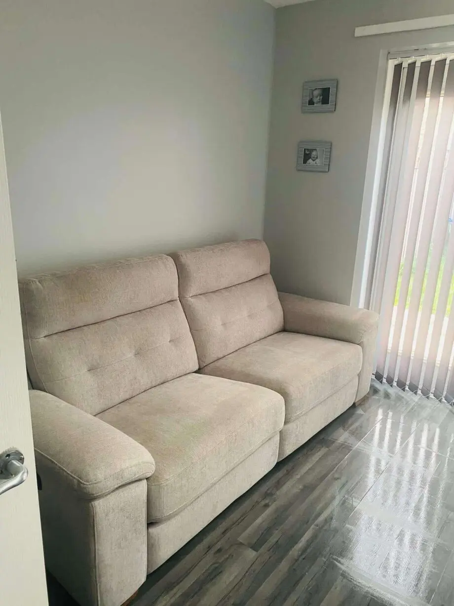 Sofology 3 Seater & 2 Seater Set in Grey. Recliner. 2 years old