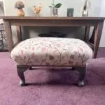 Chair and footstool