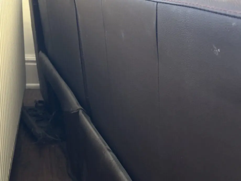 DFS Reclining Sofa 2 seat in Chestnut