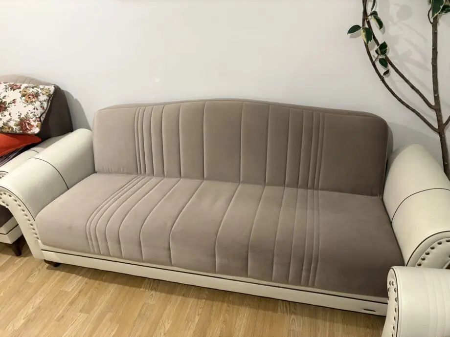 Bellona + beige and purple/brown + sofa set